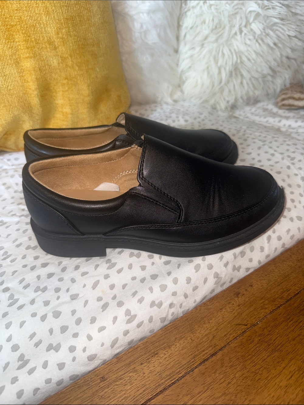 Cat & Jack Black Slip-On Casual Loafers
